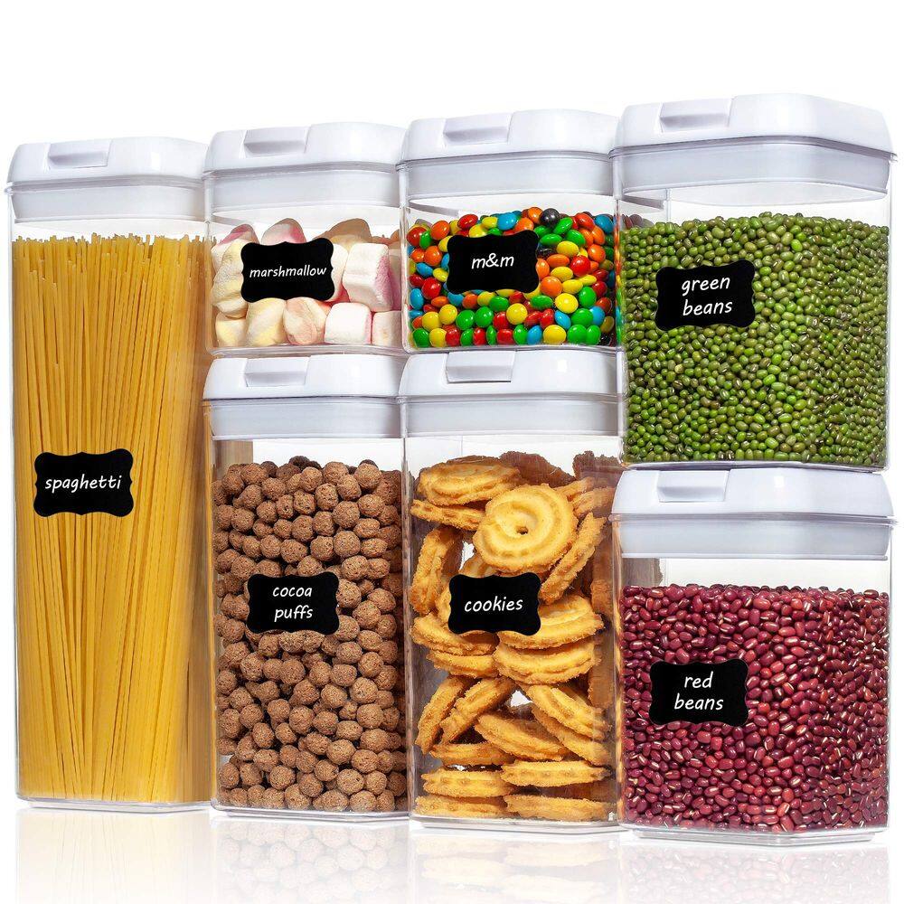 Recipientes de armazenamento de alimentos Vtopmart Airtight 7 peças sem BPA