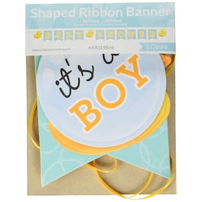 Letter Banner Creative Converting Rubber Ducky Baby Shower