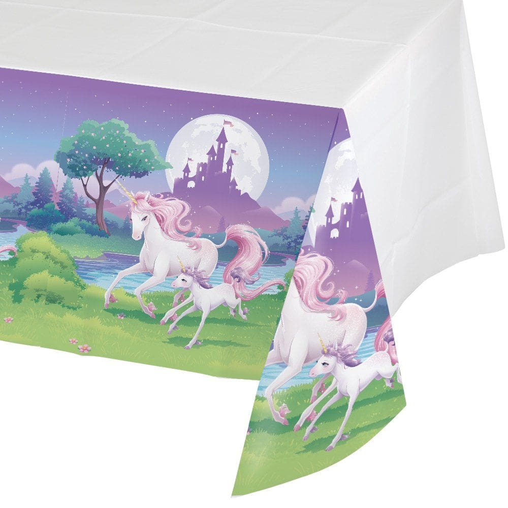 Capa de mesa Creative Converting Unicorn Fantasy Plastic