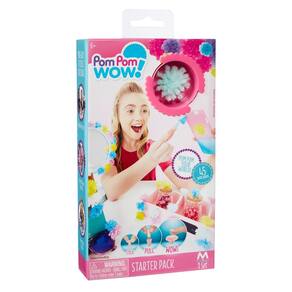 Pacote inicial Pom Pom Wow! Brinquedos Maya com 45 pompons e 50 pontos