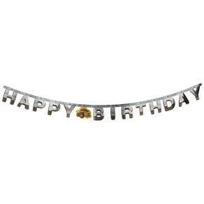 Banner de aniversário Creative Converting Construction Zone