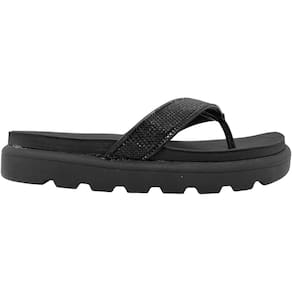 Tamanco Feminino Papete Flatform Casual Clássico Dia a Dia com Strass Conforto Vizzano 6459.127