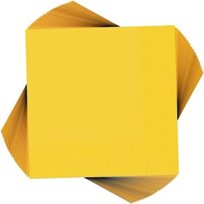 Guardanapos Amscan Big Party Pack Luncheon 33x33cm 125/pacote amarelo