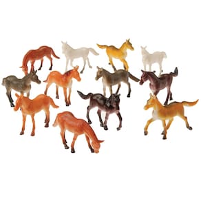 Boneco de ação Toy Figure US Toy Mini Horses (12 unidades)
