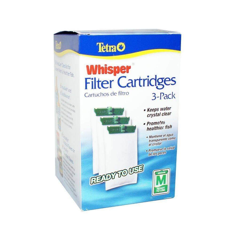 Cartuchos de filtro de aquário Tetra Whisper AQUARIM, pacote com 3