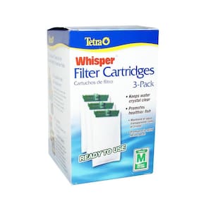 Cartuchos de filtro de aquário Tetra Whisper AQUARIM, pacote com 3