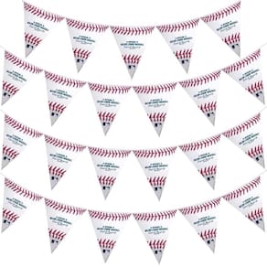 Banner de flâmula Amscan Rawlings, oficial de beisebol da MLB, 12 pés