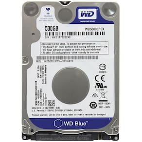 HD Notebook WD Blue 500GB WD5000LPCX Sata 2.5``