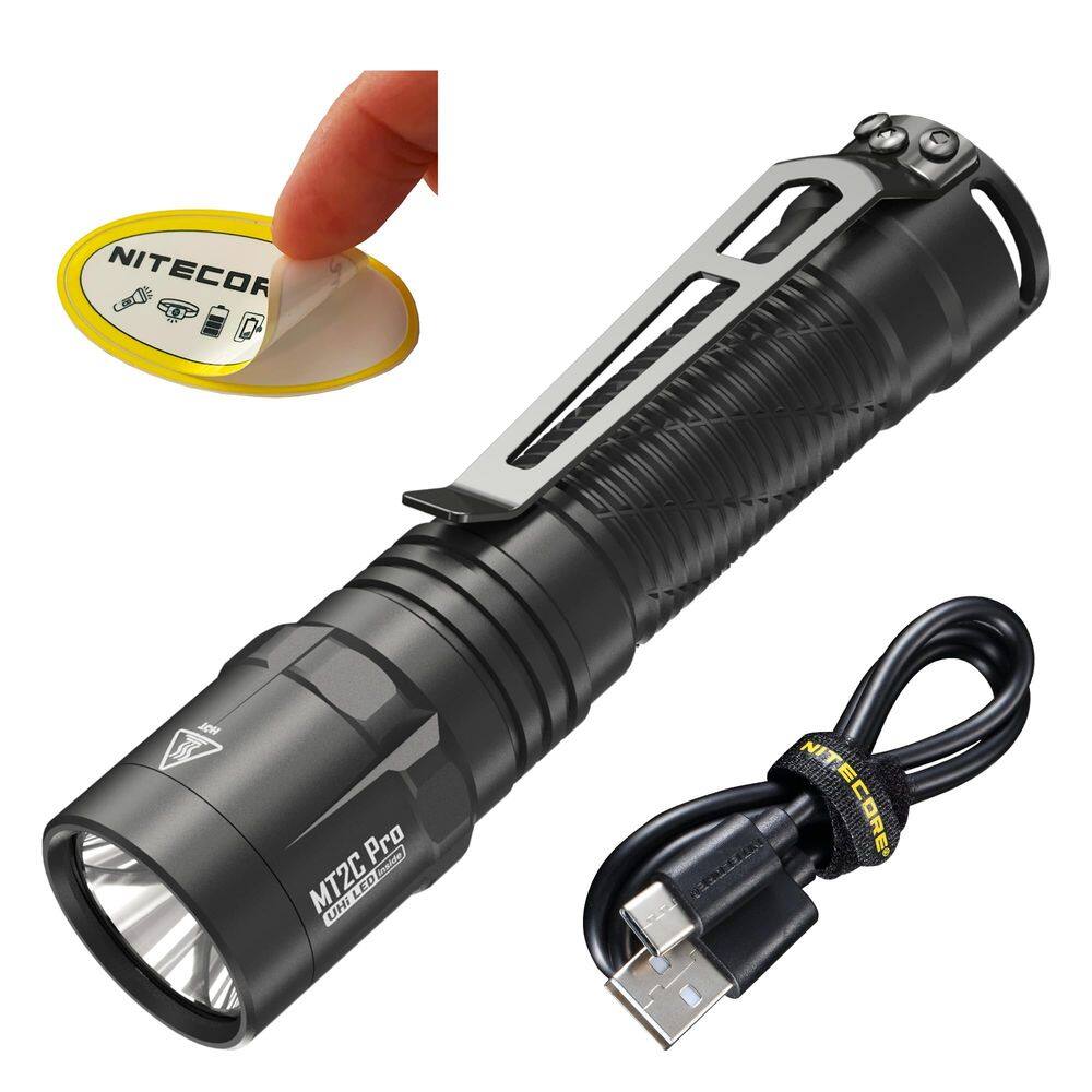 Lanterna Nitecore MT2C Pro 1800 lúmens USB-C recarregável