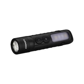 Lanterna Coast KL35R 600 lúmens recarregável com luz vermelha