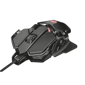 Mouse Gamer Trust GXT 138 X-Ray, RGB, 4000 DPI, 10 Botões Programáveis, USB, Preto
