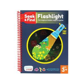 Quebra-cabeça Chuckle & Roar Seek & Find com lanterna de mais de 3 anos