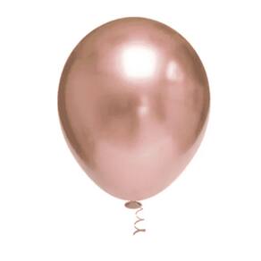 BALÃO PLATINO REDONDO - ROSE GOLD - PIC PIC Nº 16 - Pacote com 12 unidades