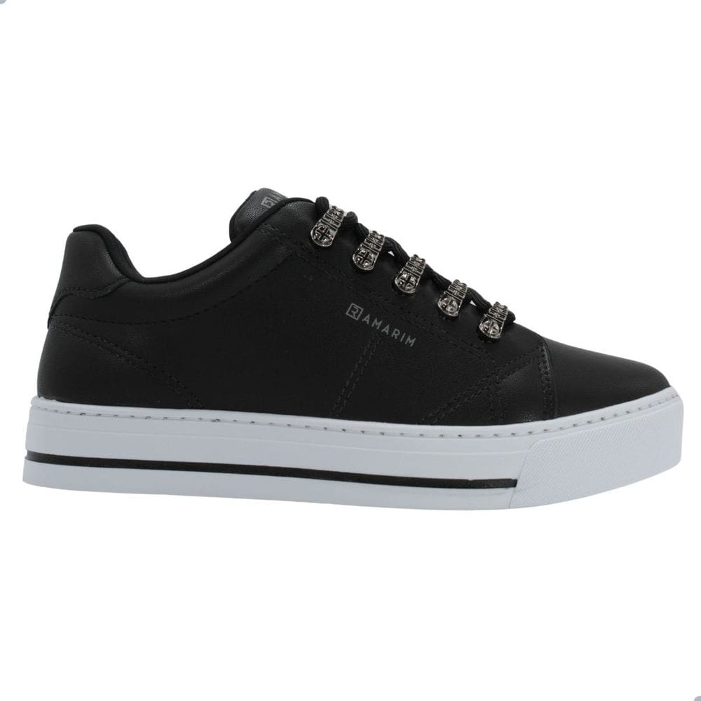 Tênis Ramarim Silver Preto/Prata