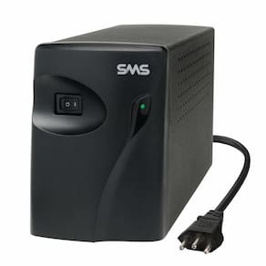 Estabilizador SMS 1000VA Progressive Laser, Entrada Bivolt, Saída 115, 5 Tomadas, Preto