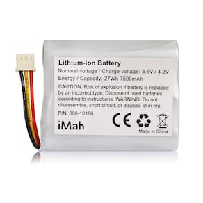 Bateria de substituição iMah 300-10186 3,6 V 27 Wh para comando ADT