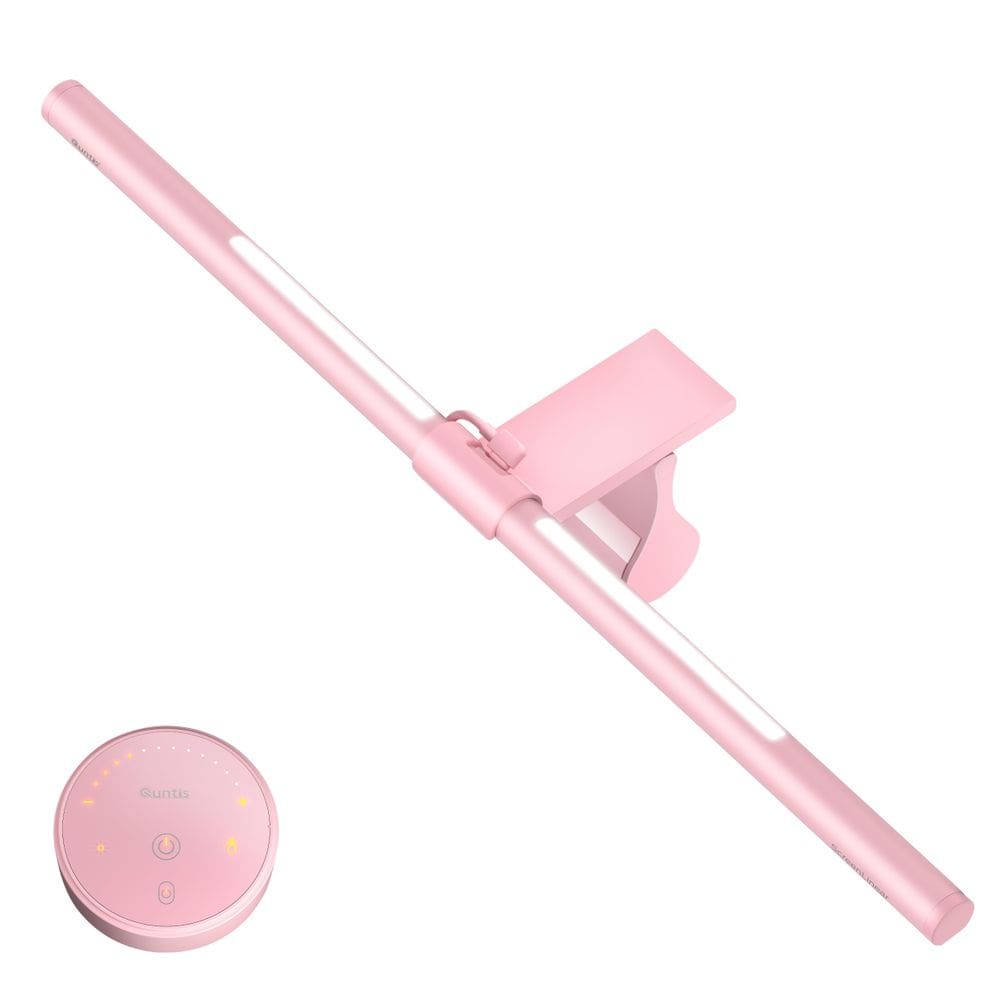 Barra de luz do monitor Quntis Pink ScreenLinear com controle remoto