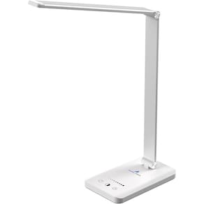 Lâmpada de mesa Ambertronix LED Dimmable Eye-Caring com porta USB