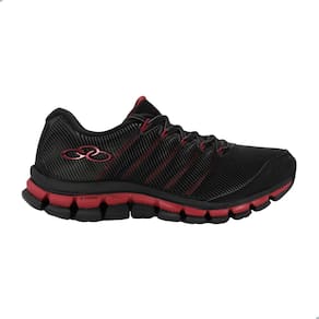 Tênis Masculino Olympikus Dynamic Preto e Vermelho