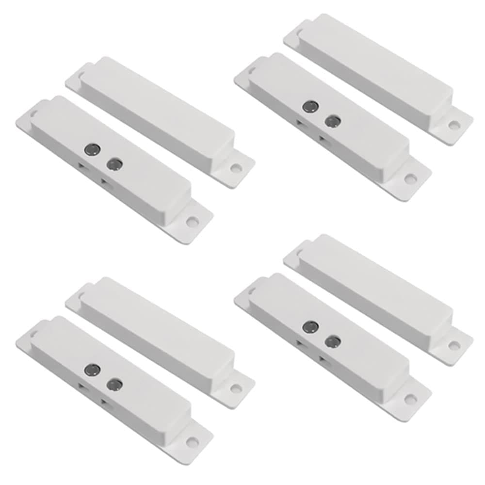 Sensor de contato magnético de alarme de porta GAGALOR NC Wired 4 conjuntos