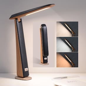 Lâmpada de mesa WILIT dobrável portátil recarregável LED 3 cores