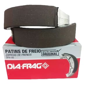Patim Freio Cg 125 1977 Ate 1999 Traseiro Diafrag + 0,25