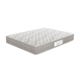Colchão Espuma Solteiro 14x138x188 Cm Cinza/Branco