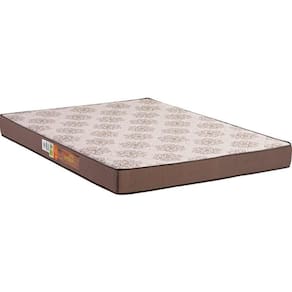 Colchão Casal Espuma 138cm X188cm X 17cm Marrom