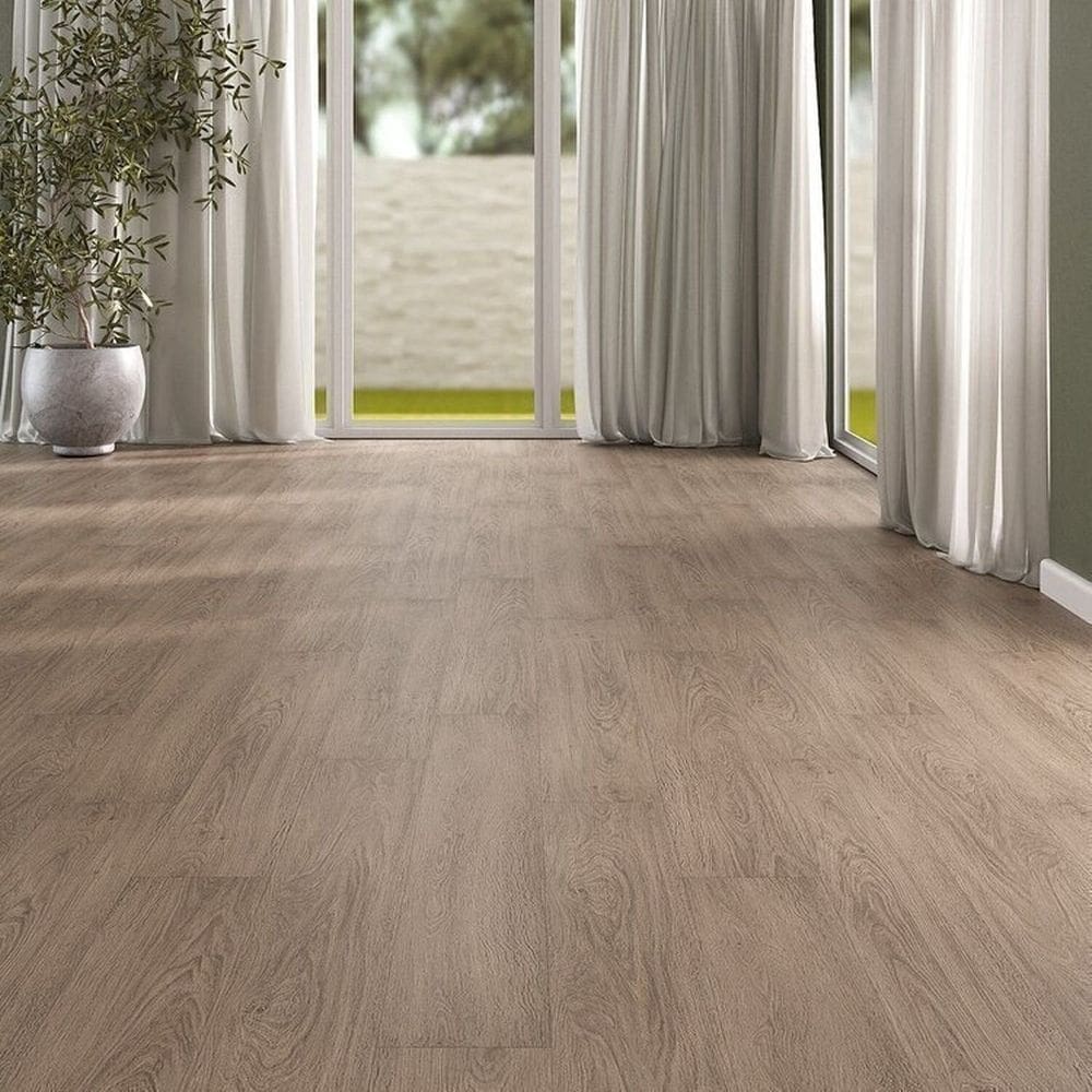 Kit com 50m² Piso Vinílico em Régua 17,78cm X 2mm X 1,21m Sofisticato Ruffino Acácia