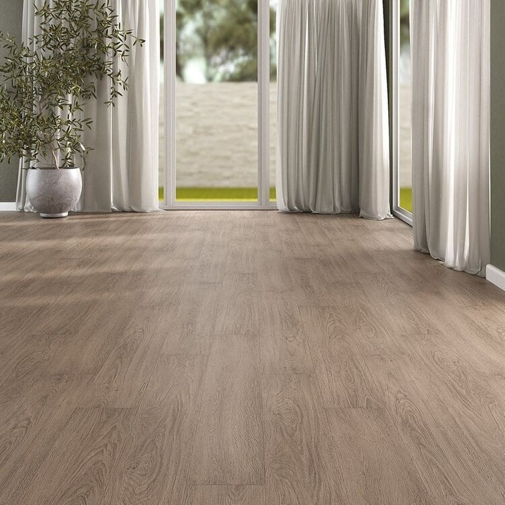 Kit com 58m² Piso Vinílico em Régua 17,78cm X 2mm X 1,21m Sofisticato Ruffino Acácia