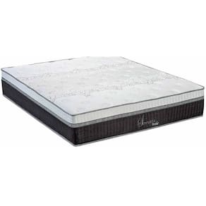 Colchão Casal Molas 158cm X 30cm Branco/Preto