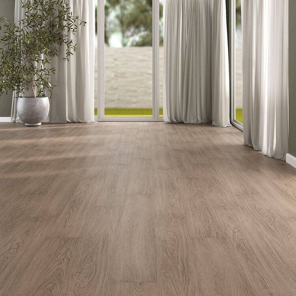 Kit com 19m² Piso Vinílico em Régua 17,78cm X 2mm X 1,21m Sofisticato Ruffino Acácia