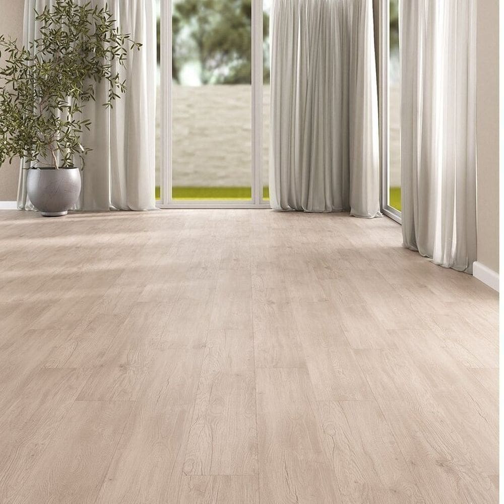 Kit com 40m² Piso Vinílico em Régua 17,78cm X 2mm X 1,21m Sofisticato Ruffino Gergelim