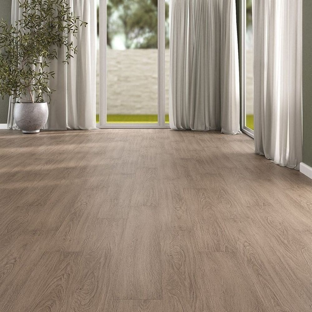 Kit com 11m² Piso Vinílico em Régua 17,78cm X 2mm X 1,21m Sofisticato Ruffino Acácia