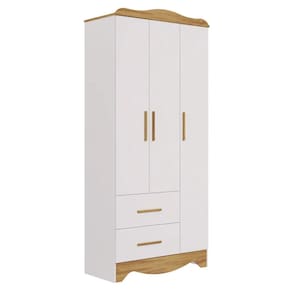 Guarda Roupa Infantil Moveis Peroba Clara Provençal Ls MDF