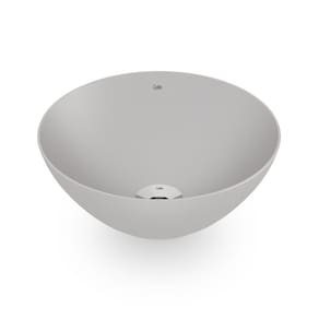 Cuba de Apoio Redondo sem Mesa 350 Design D1 Celite Stone