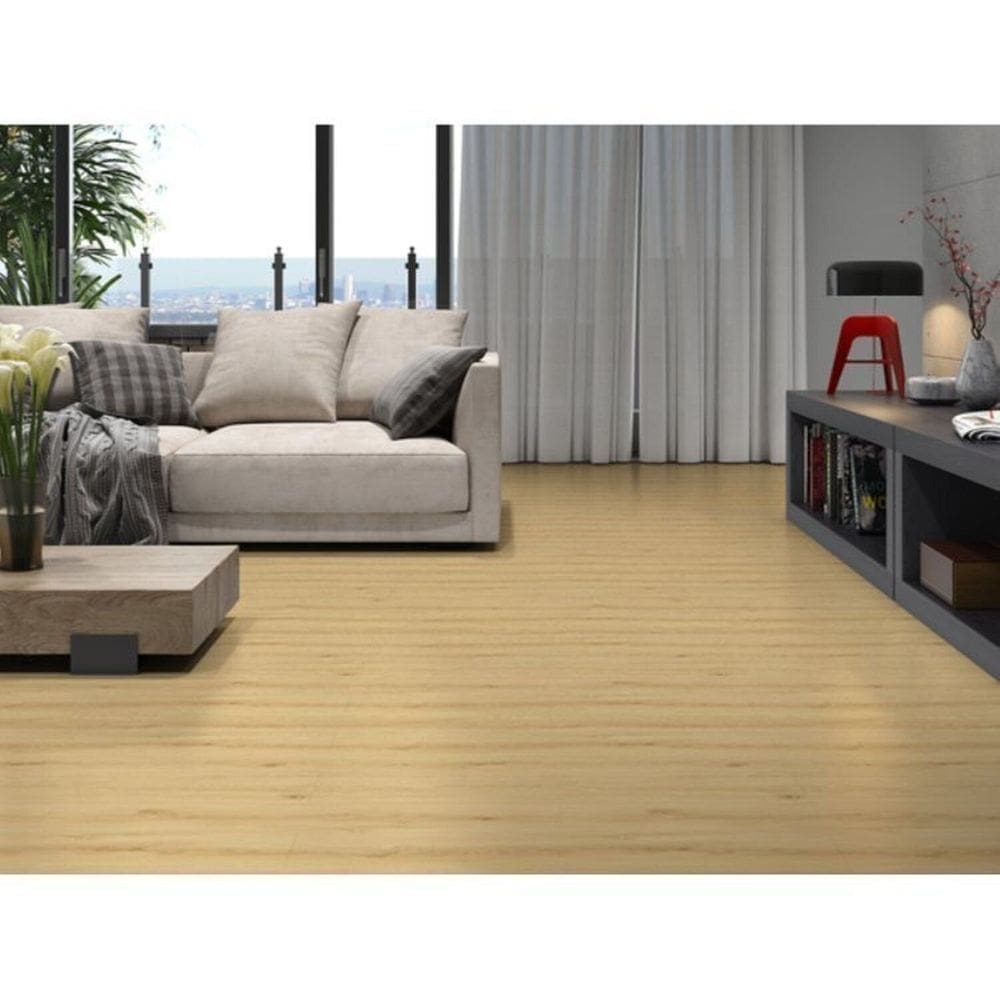 Kit com 11 M² Piso Vinílico Colado 18cm X 2mm X 1,22m Nobile Rustico Ruffino Sisal