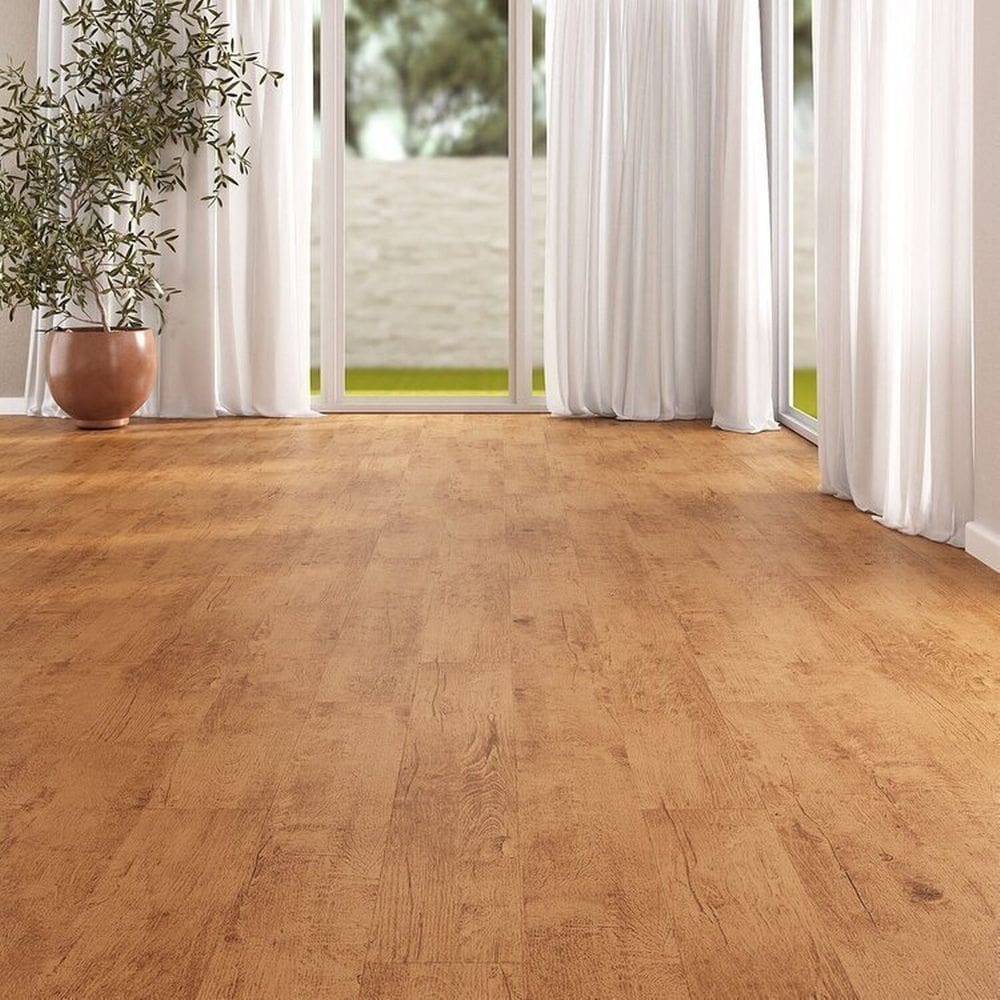 Kit com 50m² Piso Vinílico em Régua 17,78cm X 2mm X 1,21m Sofisticato Ruffino Amoreira