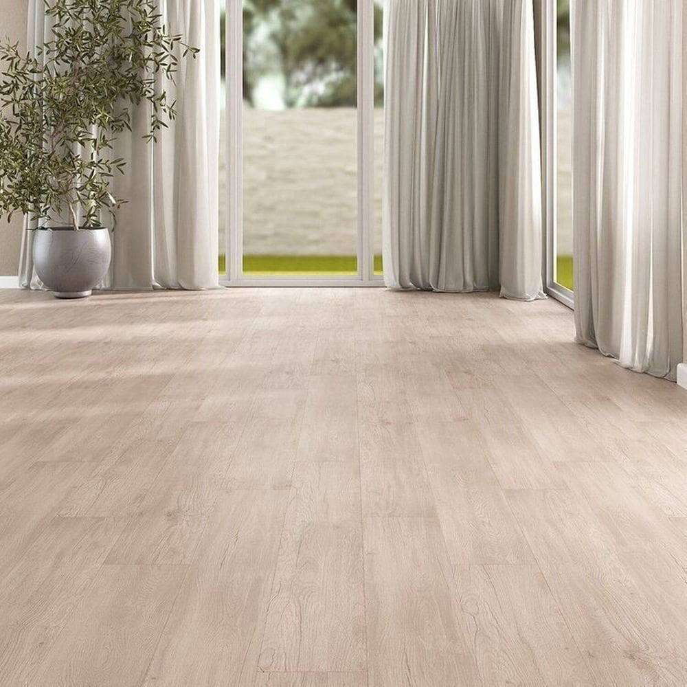 Kit com 50m² Piso Vinílico em Régua 17,78cm X 2mm X 1,21m Sofisticato Ruffino Gergelim