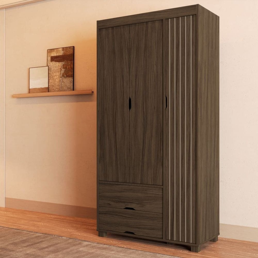 Roupeiro 89cm X 40cm X 168,5cm Bela Chocolate