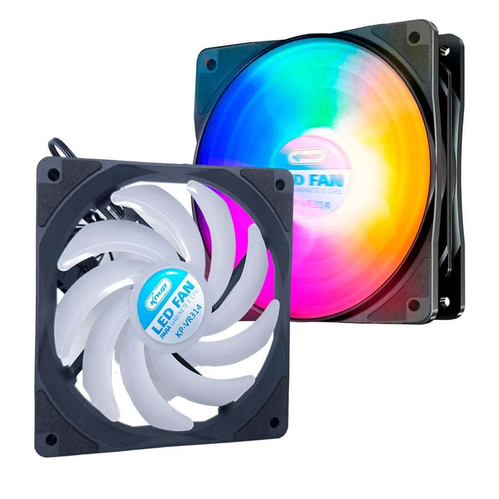 LED Fan Super Silencioso para Gabinete e CPU