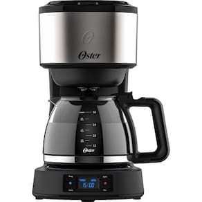Cafeteira Oster Digital Ellegance Inox Preta 800W Programavel 220V