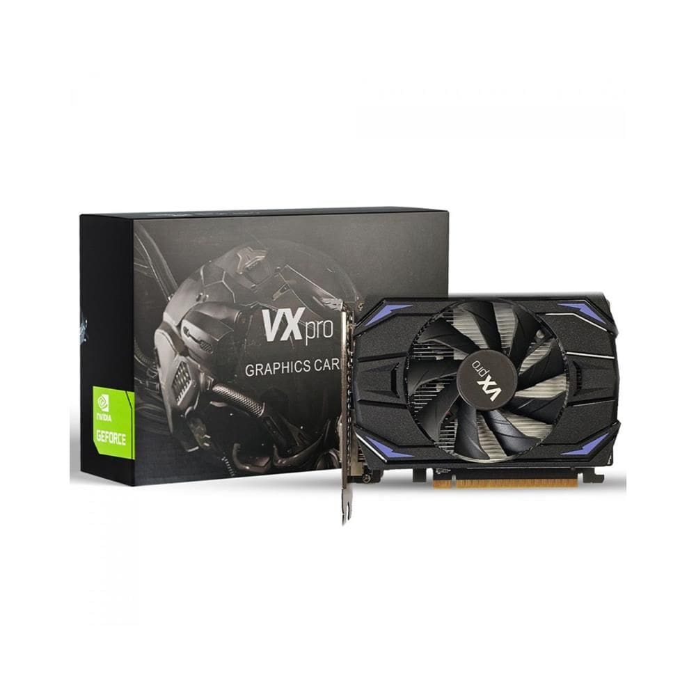 Placa de Vídeo VXPro NVidia Duex GeForce GTX 1050 TI, 4GB, DDR5, 128BIT, Preto