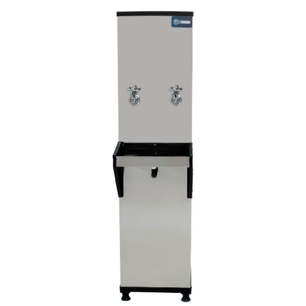 Bebedouro Industrial de Coluna Knox 25 Litros 1 Torneira Gelada e 1 Torneira Natural Inox - 110V