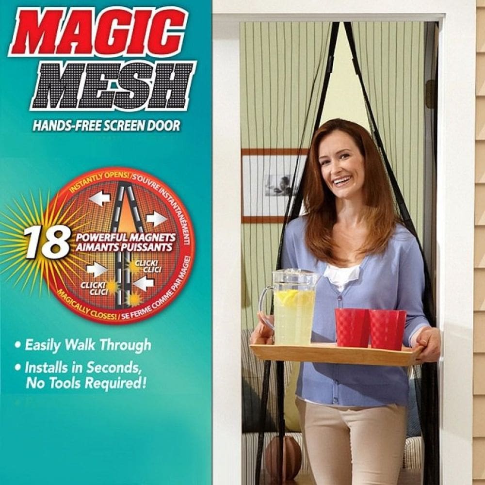 Tela Protetora Mosquiteiro Cortina Mesh Para Insetos PORTA