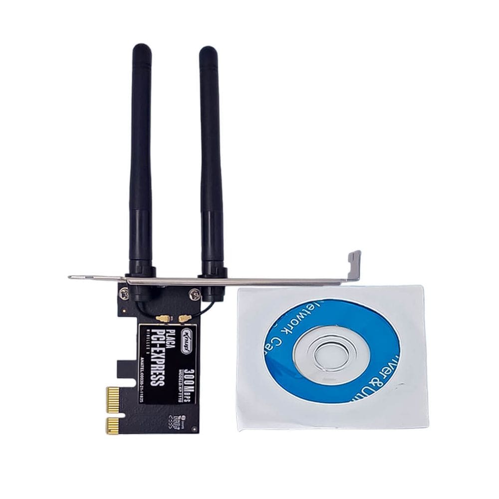 Placa de Rede Wireless Pci ExpressDuasAntenas