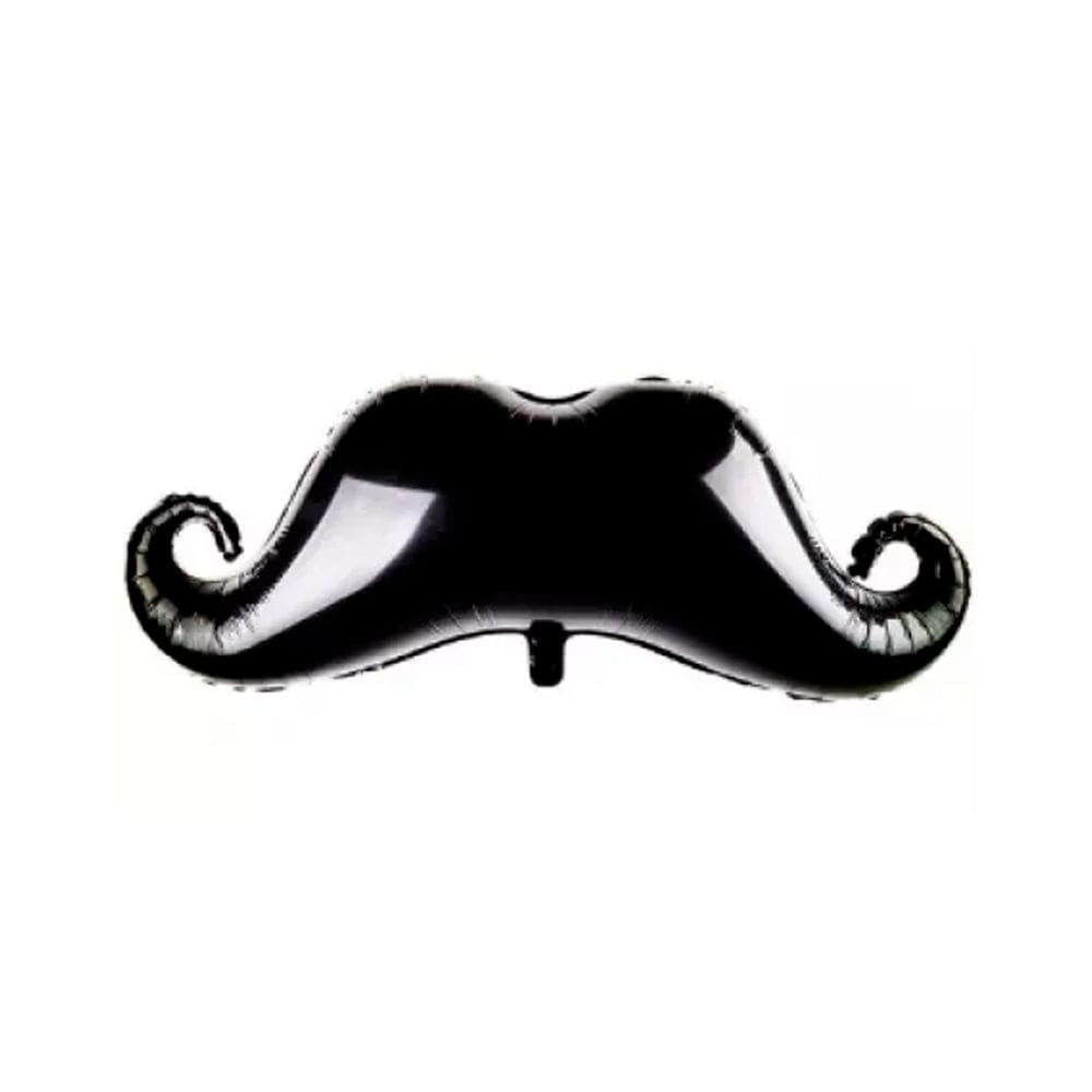 Balão Metalizado Bigode - 16 Polegadas