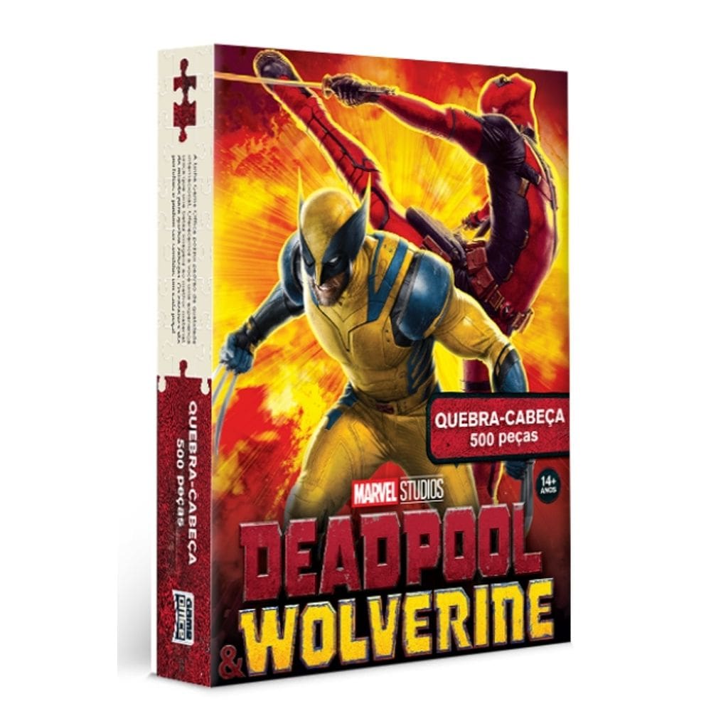 Quebra Cabeça 500 Peças - Deadpool Wolverine