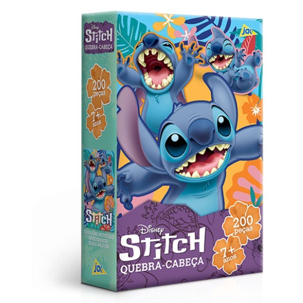 Quebra Cabeça 200 Peças - Stitch
