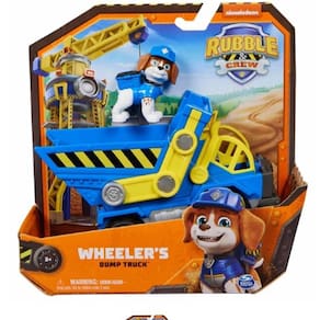 PATRULHA CANINA - Caminhão Basculante do Wheeler com Boneco